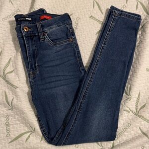 Fashion Nova “The Spice” High Rise Dark Blue Skinny Ankle Jeans